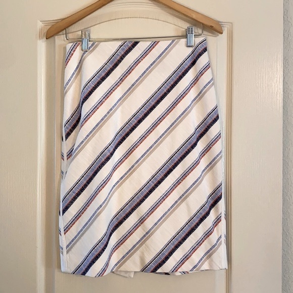 WHBM Stripped Pencil Skirt - Picture 3 of 8